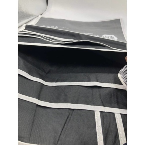 Multi-Pocket Hanging Book Bag Black - Picture 5 of 6